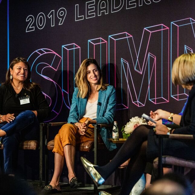 Katia Beauchamp and Carolina Huaranca during the June 2019 panel discussion