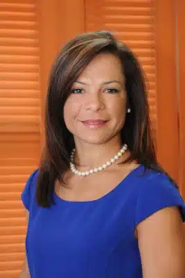 As the head of marketing for IBM’s Smarter Commerce and Smarter Cities initiatives, Maria B. Winans (shown here at an IBM Smarter Commerce summit) promotes a new wave of integrated technologies for business and civic purposes. Photo by Visually Attractive.