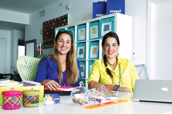 Astrid (left) and Alex (right) Pedregal, founders of Crasqí.
