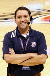 Jason Quintero, Senior Manager of Game Presentation and Entertainment, Oklahoma City Thunder