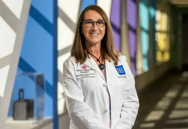 Professional headshot of Dr. Maria Elena Bottazzi at the Texas Children's Hospital.