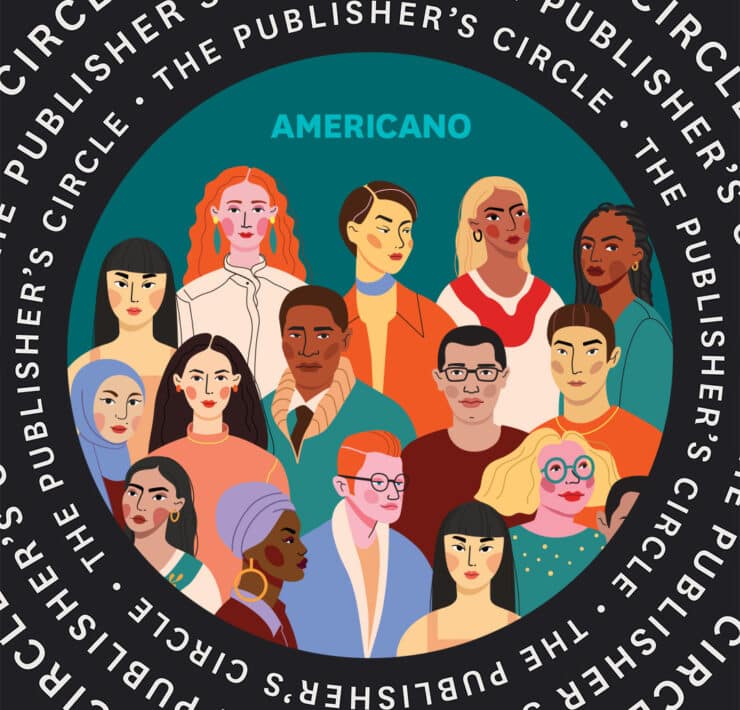 Americanos illustration of people of multiple racial and ethnic backgrounds